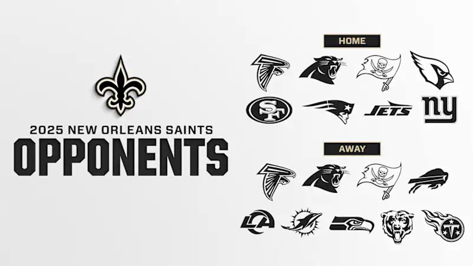 New Orleans Saints Schedule for the 2025 Season