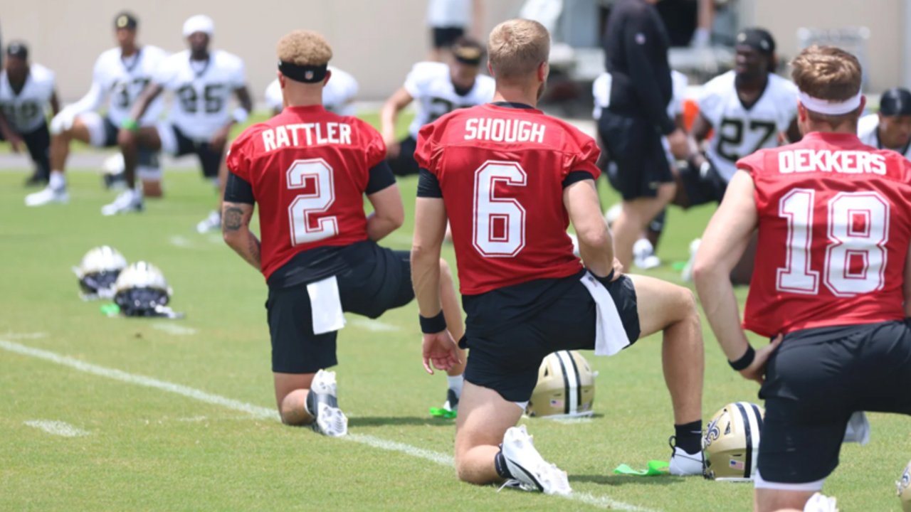 Saints QBs at OTA's | neworleanssaints.com